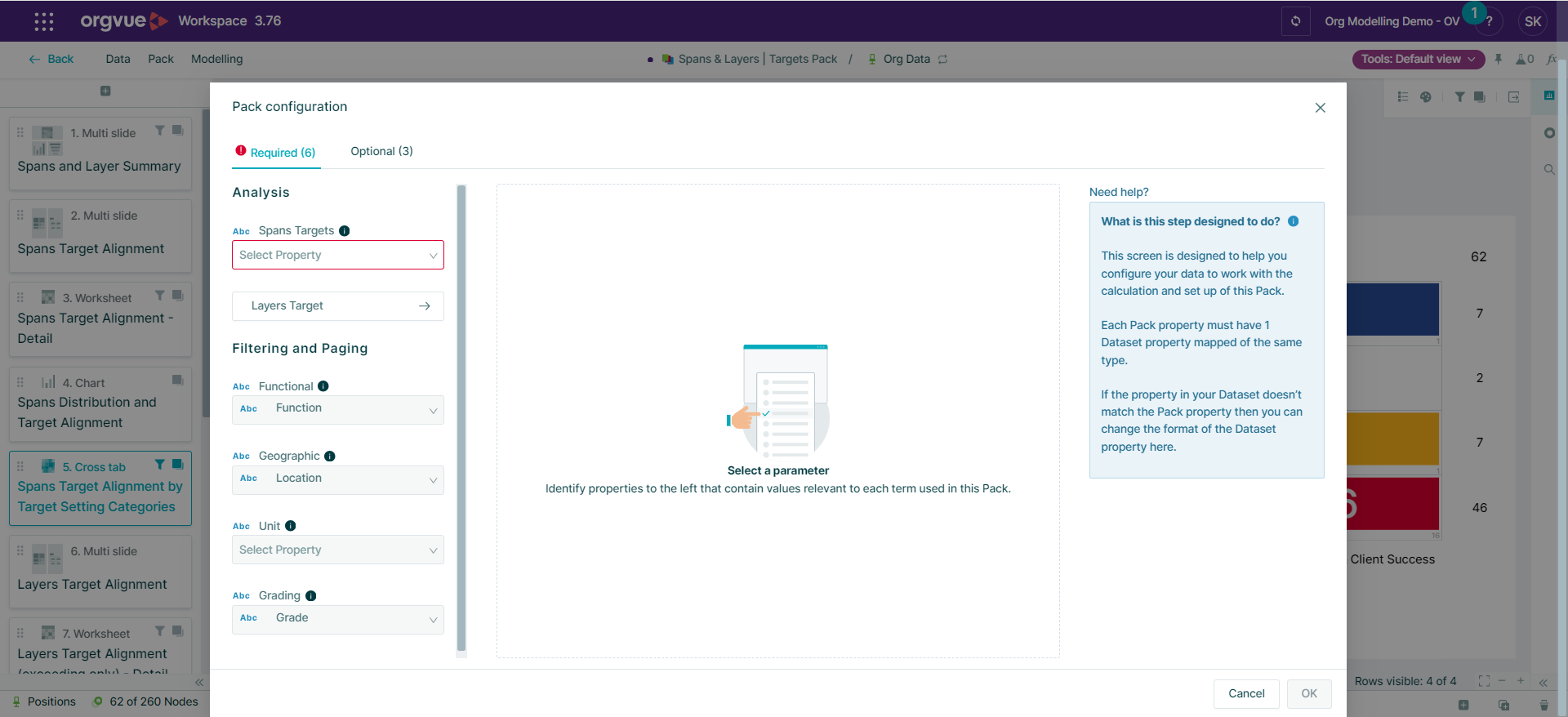 Spans & Layers Targets Pack